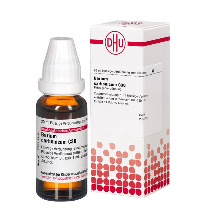 Barium carbonicum C30 DHU Dilution, 20 ml Lösung