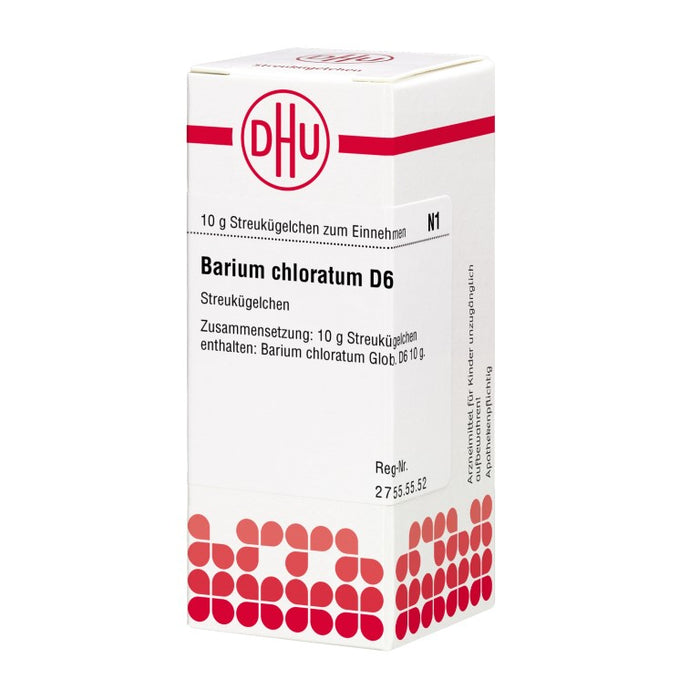 Barium chloratum D6 DHU Globuli, 10 g Globuli