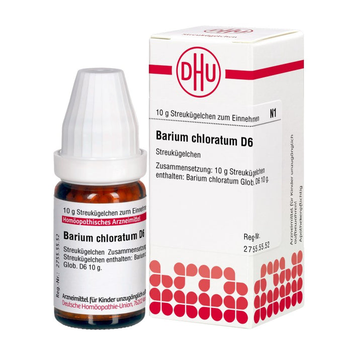 Barium chloratum D6 DHU Globuli, 10 g Globuli