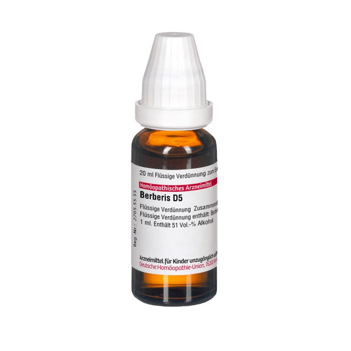 Berberis D5 DHU Dilution, 20 ml Lösung