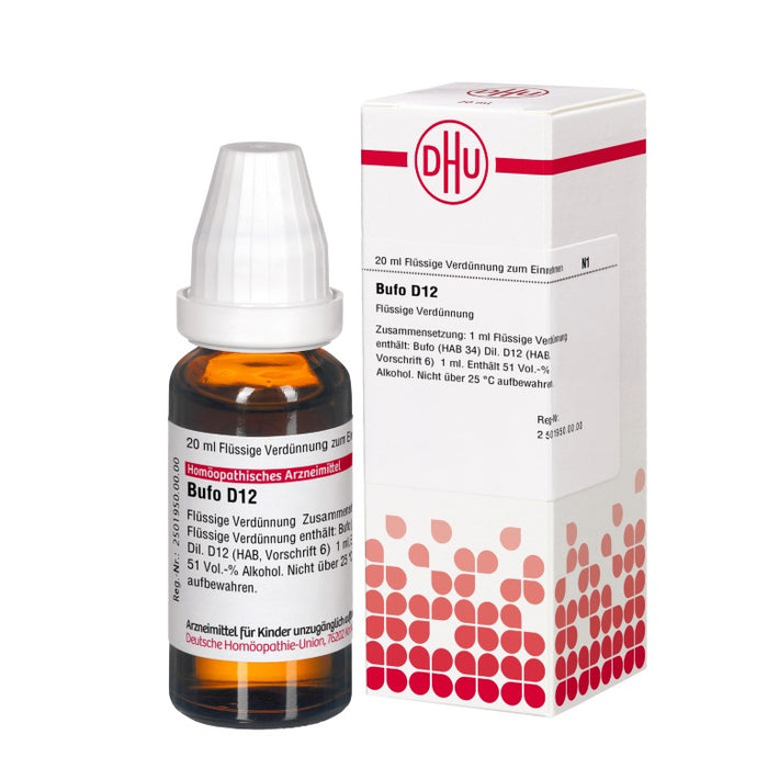 Bufo D12 DHU Dilution, 20 ml Lösung