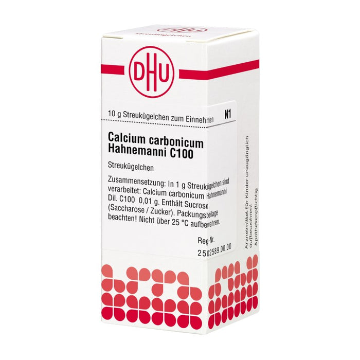 DHU Calcium carbonicum Hahnemanni C100 Streukügelchen, 10 g Globuli