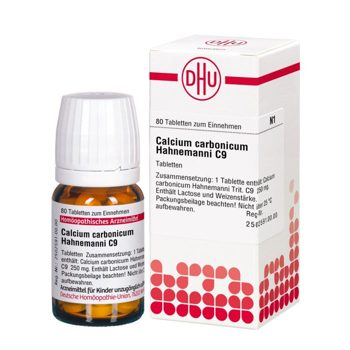 DHU Calcium carbonicum C9 Tabletten Hahnemanni, 80 St. Tabletten