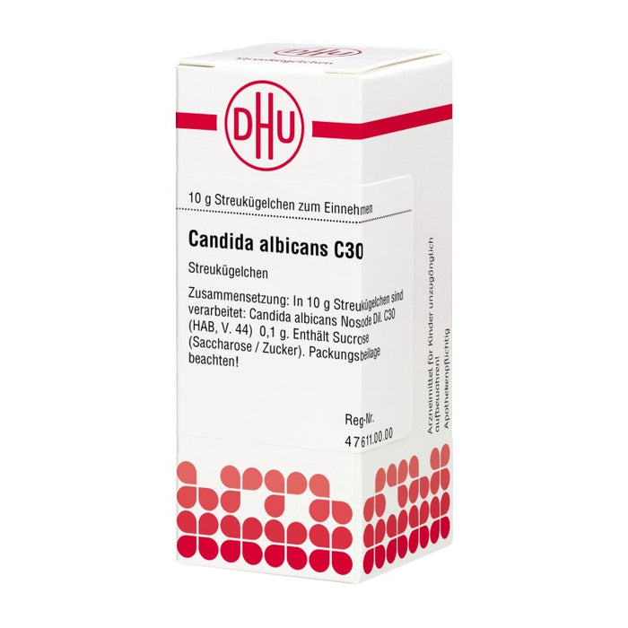 DHU Candida albicans C30 Streukügelchen, 10 g Globuli