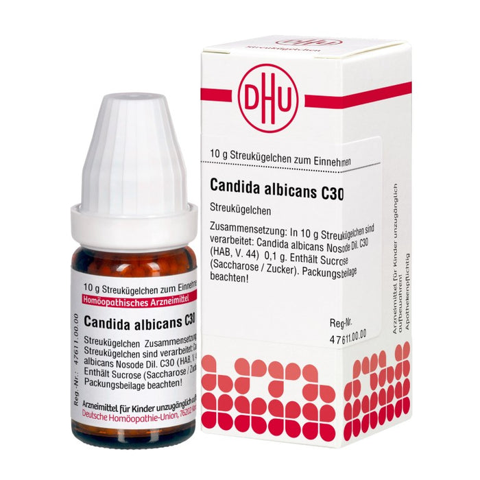 DHU Candida albicans C30 Streukügelchen, 10 g Globules