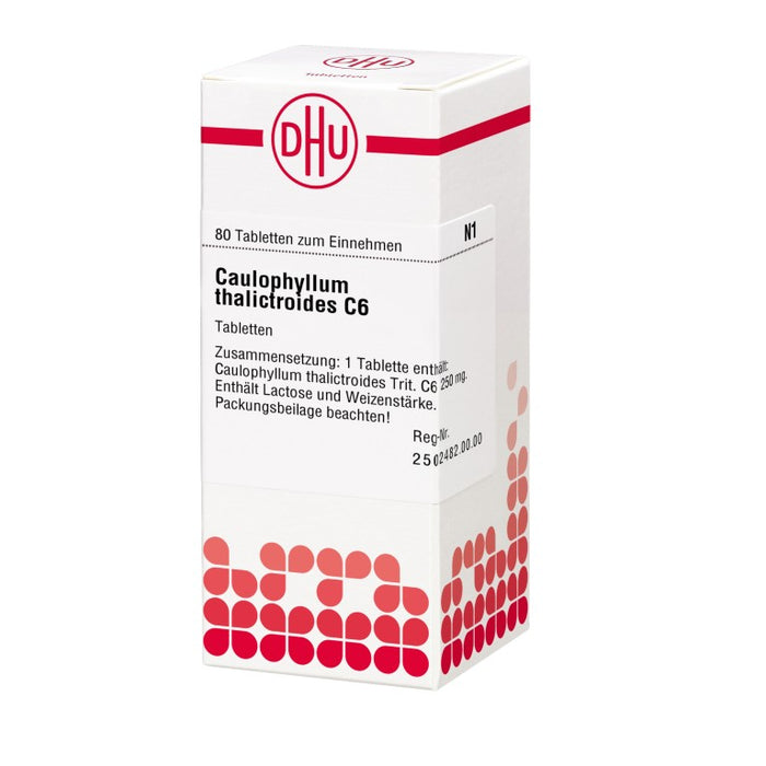 Caulophyllum thalictroides C6 DHU Tabletten, 80 St. Tabletten