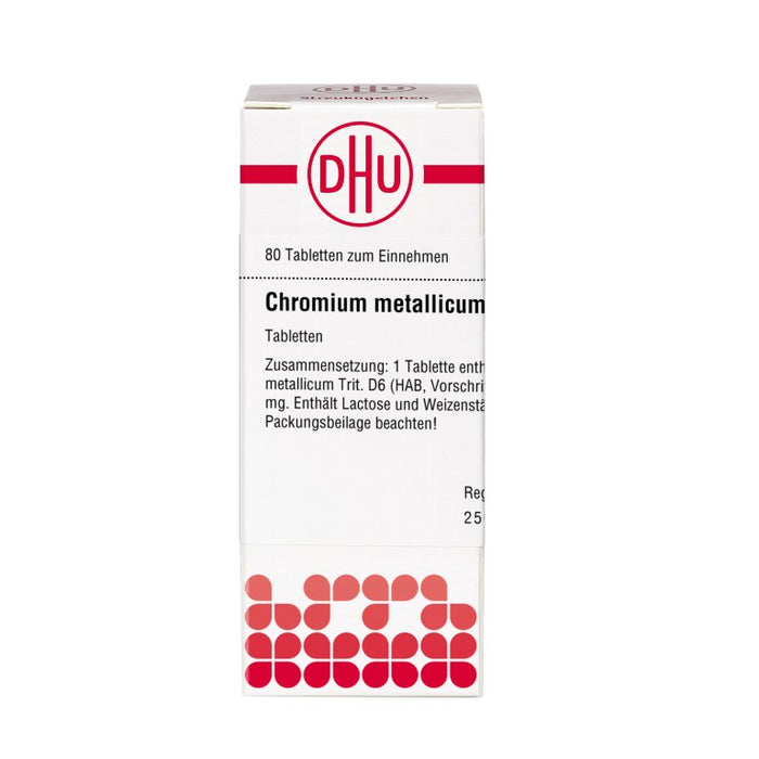 DHU Chromium metallicum D6 Tabletten, 80 pc Tablettes