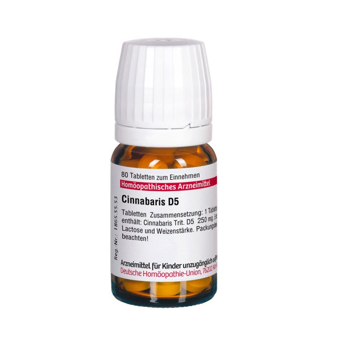 DHU Cinnabaris D5 Tabletten, 80 St. Tabletten