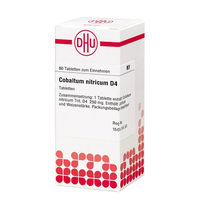 DHU Cobaltum nitricum D4 Tabletten, 80 St. Tabletten