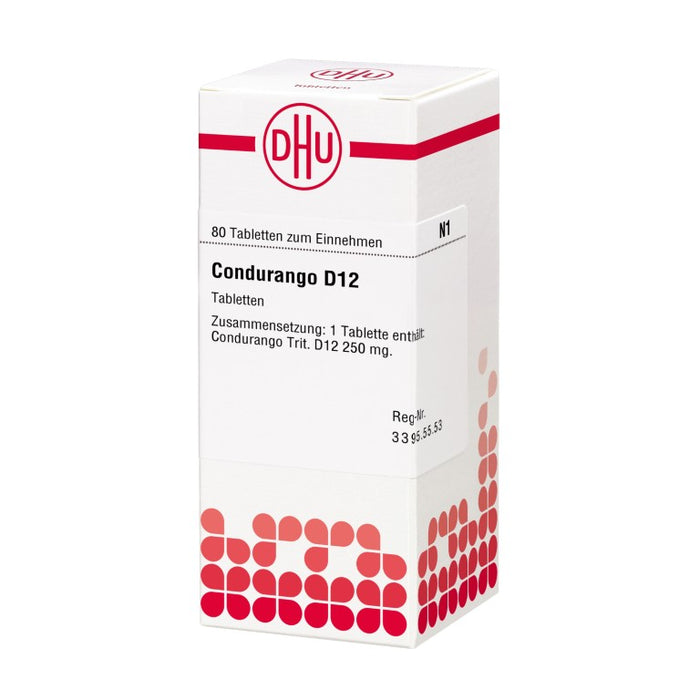 DHU Condurango D12 Tabletten, 80 St. Tabletten