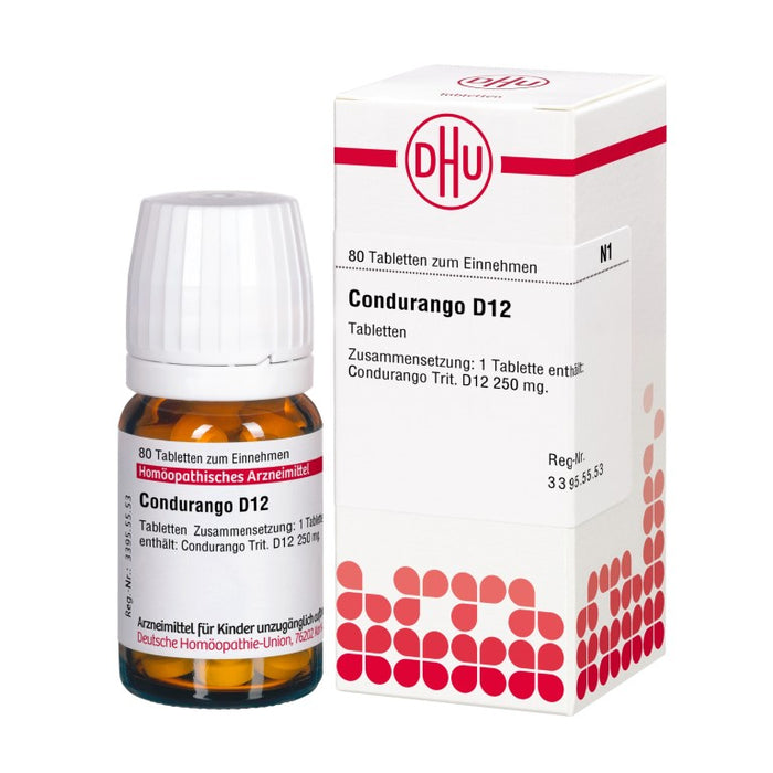 DHU Condurango D12 Tabletten, 80 St. Tabletten