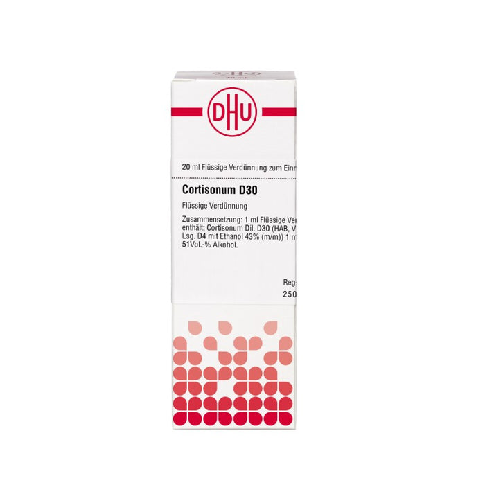 Cortisonum D30 DHU Dilution, 20 ml Lösung