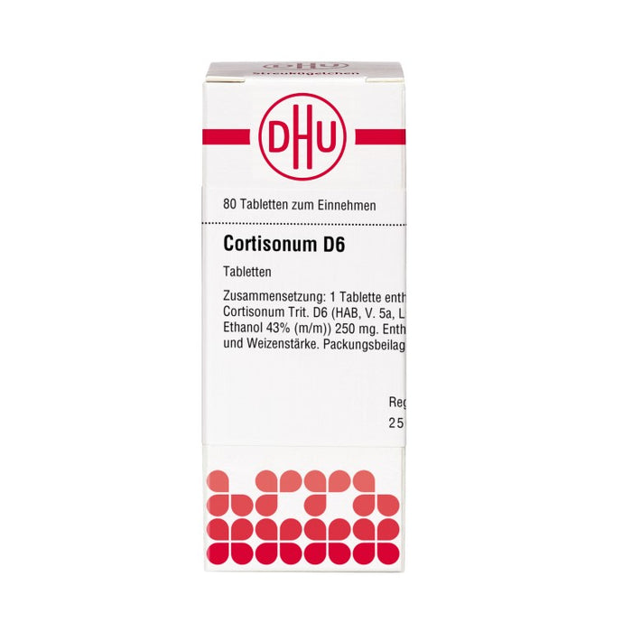 DHU Cortisonum D6 Tabletten, 80 pc Tablettes