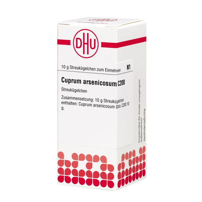 Cuprum arsenicosum C200 DHU Globuli, 10 g Globuli