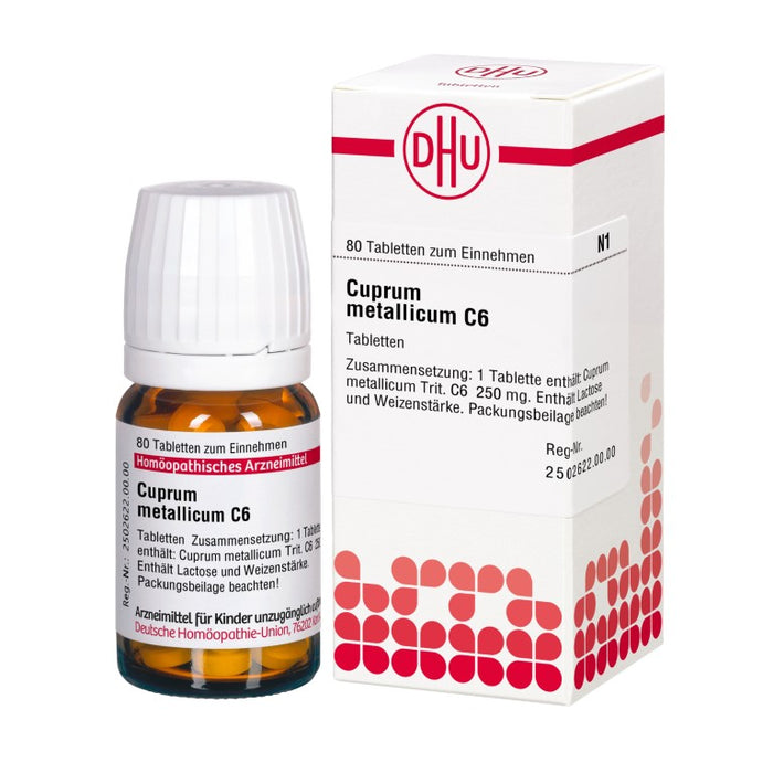 Cuprum metallicum C6 DHU Tabletten, 80 St. Tabletten