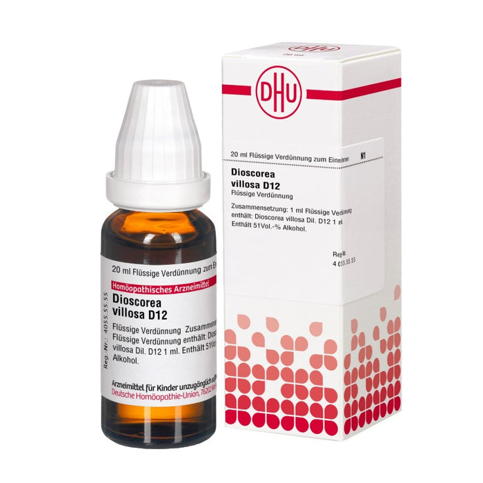 Dioscorea villosa D12 DHU Dilution, 20 ml Lösung