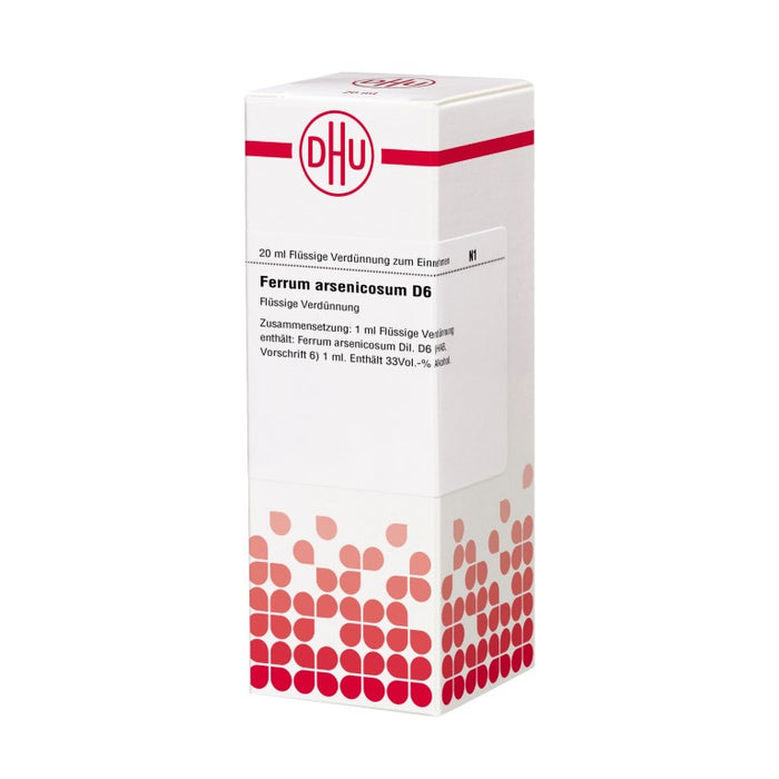 Ferrum arsenicosum D6 DHU Dilution, 20 ml Lösung