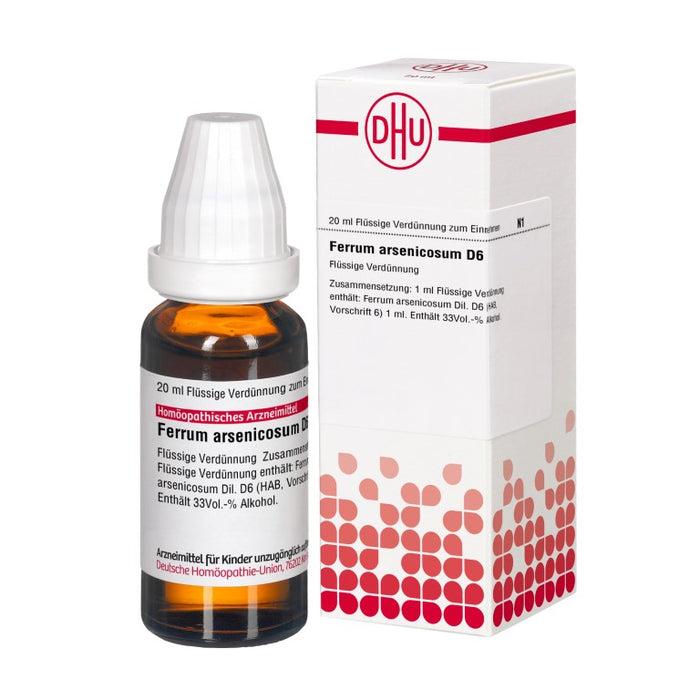 Ferrum arsenicosum D6 DHU Dilution, 20 ml Lösung