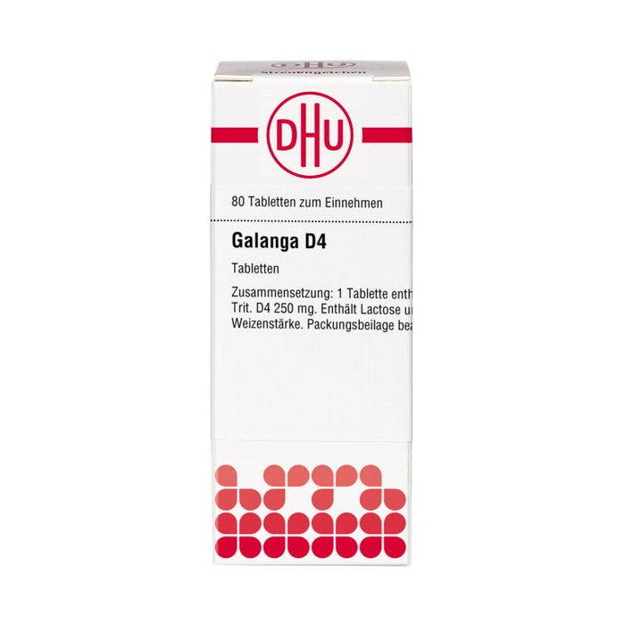 Galanga D4 DHU Tabletten, 80 St. Tabletten