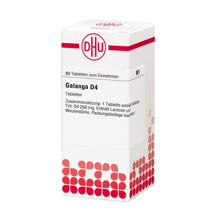 Galanga D4 DHU Tabletten, 80 St. Tabletten