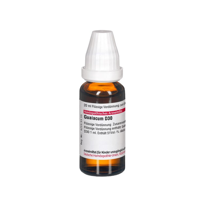 Guaiacum D30 DHU Dilution, 20 ml Lösung