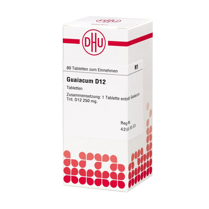 DHU Guaiacum D12 Tabletten, 80 St. Tabletten