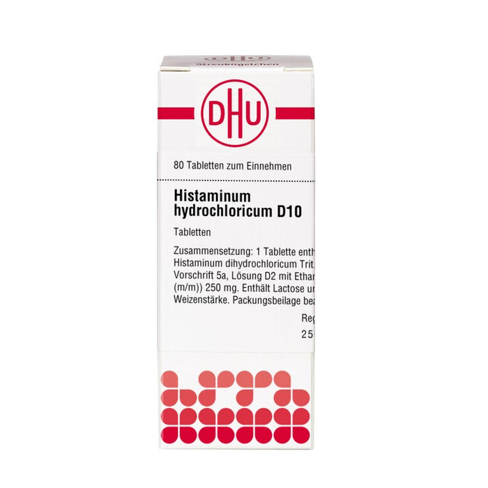 DHU Histaminum hydrochloricum D10 Tabletten, 80 St. Tabletten