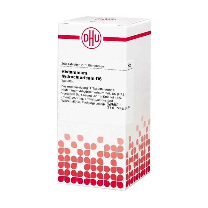 DHU Histaminum hydrochloricum D6 Tabletten, 200 St. Tabletten