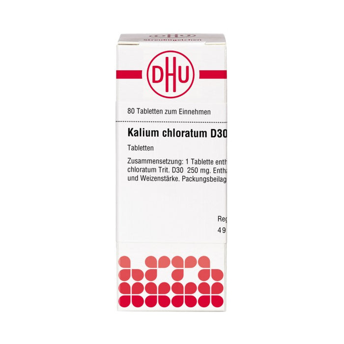 DHU Kalium chloratum D30 Tabletten, 80 pcs. Tablets