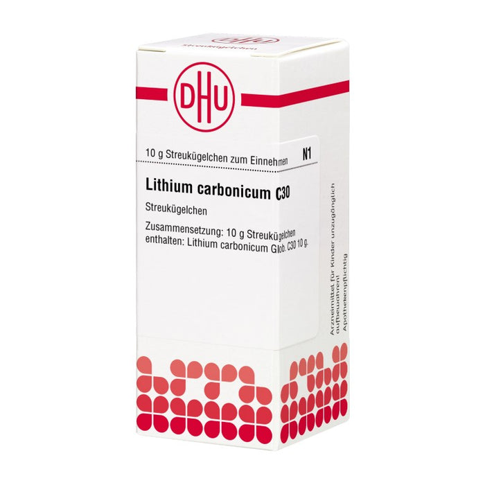 DHU Lithium carbonicum C30 Streukügelchen, 10 g Globuli