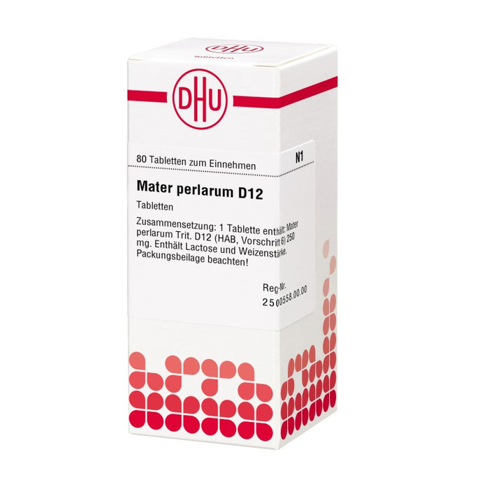 DHU Mater perlarum D12 Tabletten, 80 pcs. Tablets