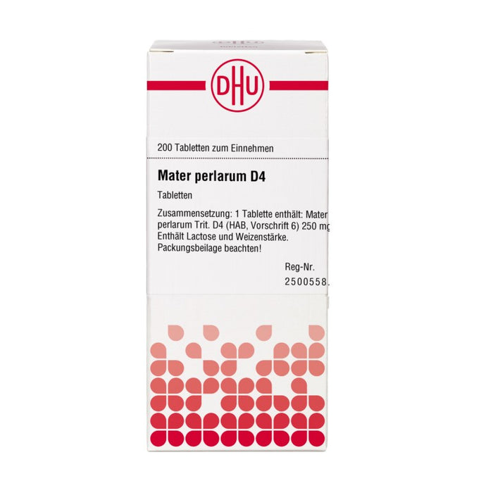 Mater perlarum D4 DHU Tabletten, 200 St. Tabletten