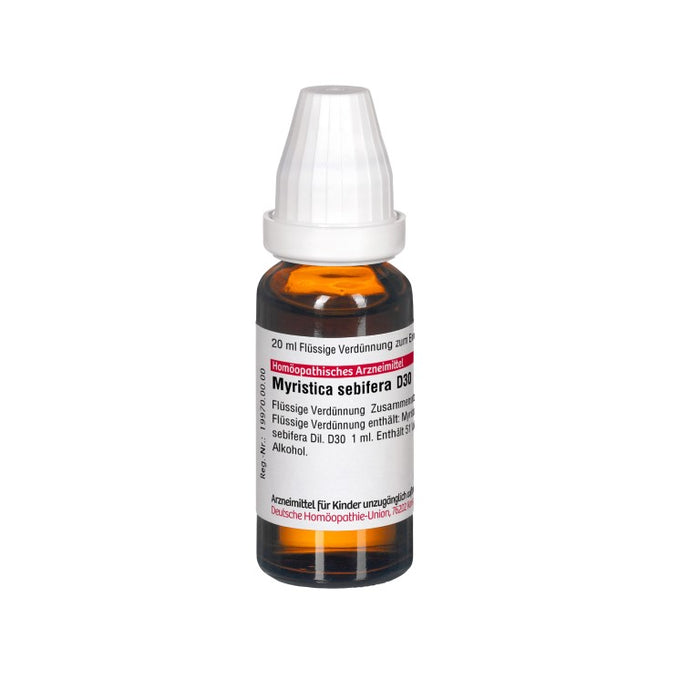 Myristica sebifera D30 DHU Dilution, 20 ml Lösung