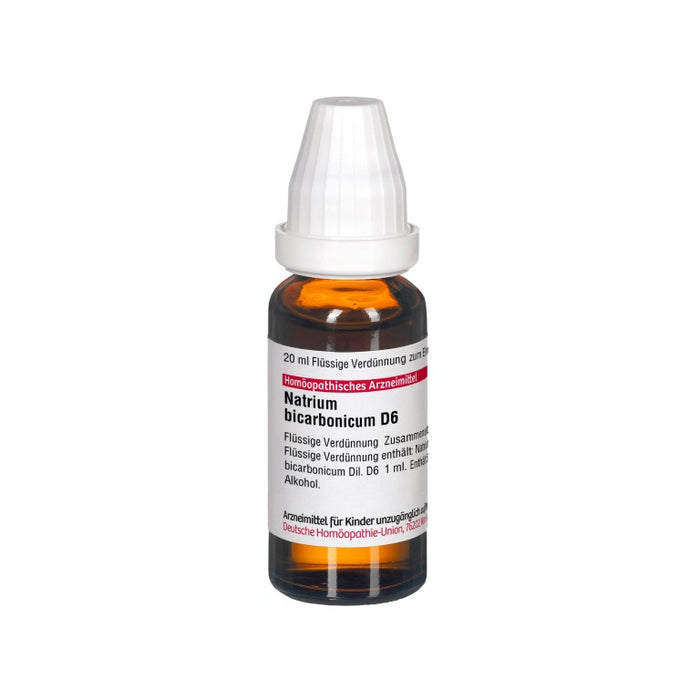 DHU Natrium bicarbonicum D6 Dilution, 20 ml Lösung