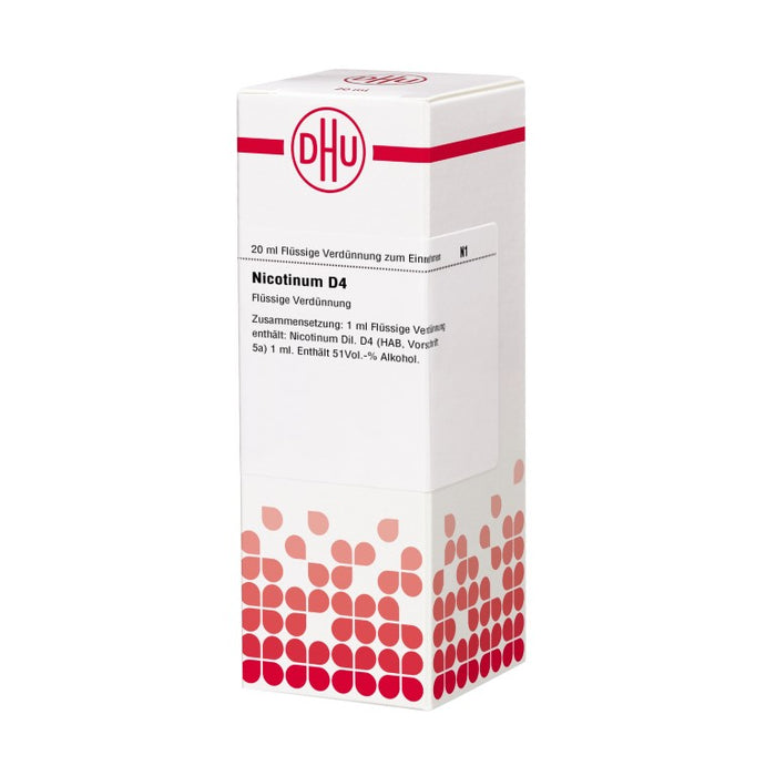 Nicotinum D4 DHU Dilution, 20 ml Lösung