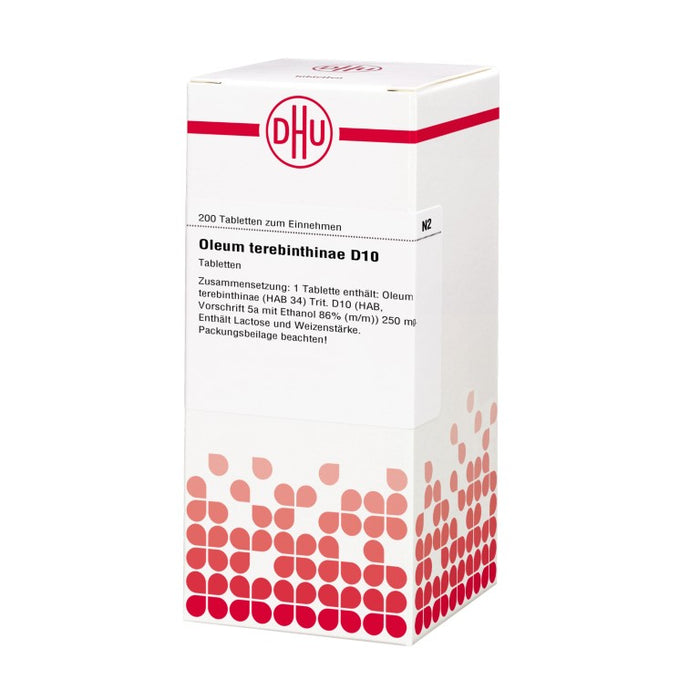 DHU Oleum terebinthinae D10 Tabletten, 200 pc Tablettes