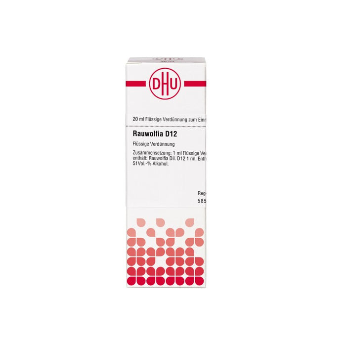 Rauwolfia D12 DHU Dilution, 20 ml Lösung