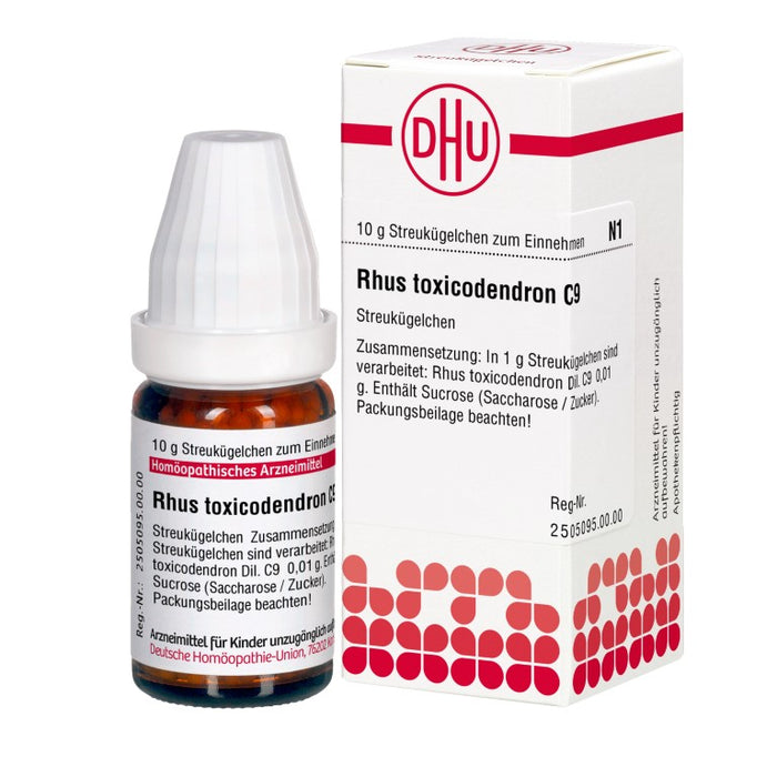 DHU Rhus toxicodendron C9 Streukügelchen, 10 g Globules