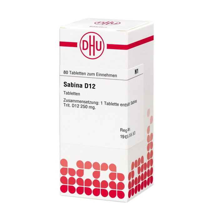 Sabina D12 DHU Tabletten, 80 St. Tabletten