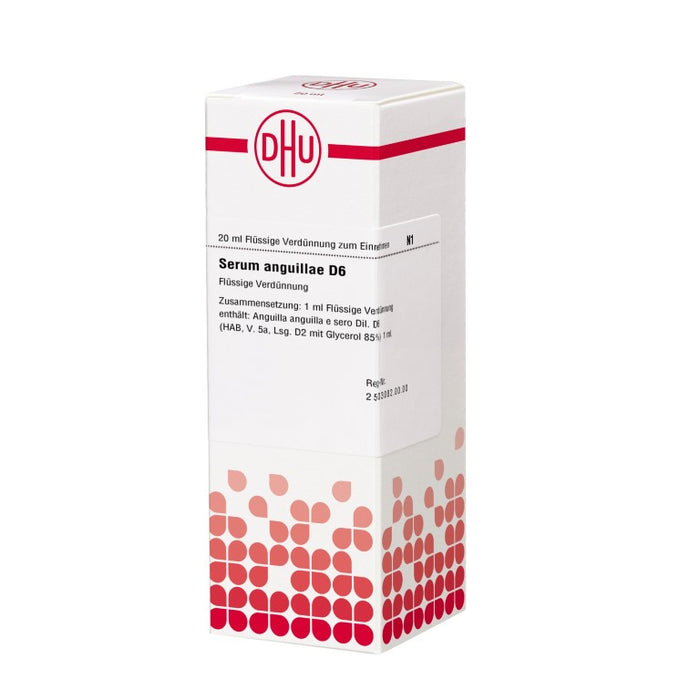 Serum anguillae D6 DHU Dilution, 20 ml Lösung