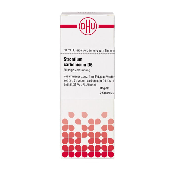 Strontium carbonicum D6 DHU Dilution, 50 ml Lösung