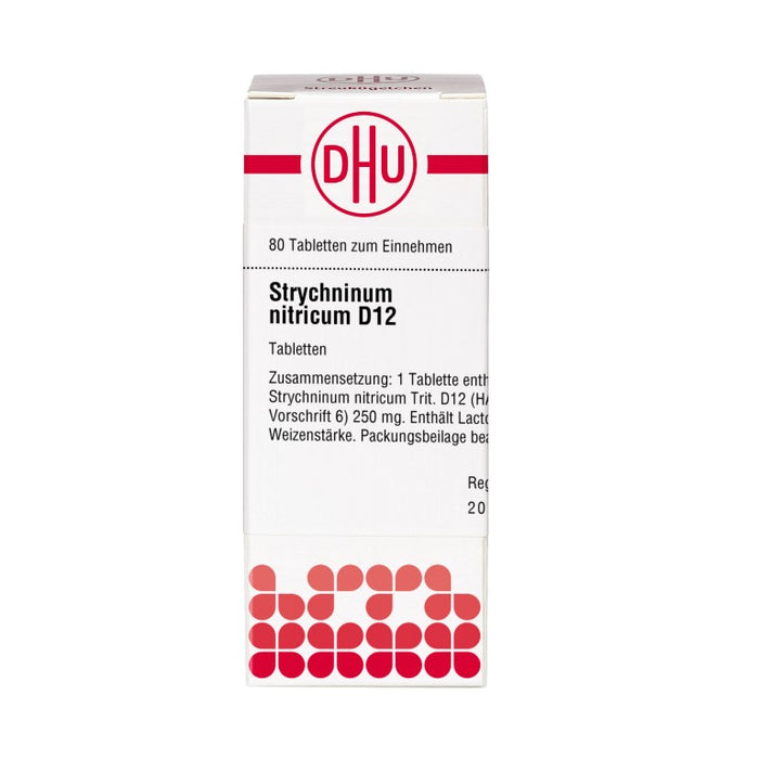 DHU Strychninum nitricum D12 Tabletten, 80 pcs. Tablets