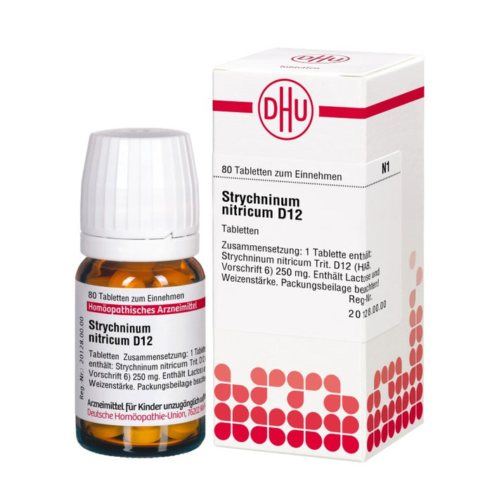 DHU Strychninum nitricum D12 Tabletten, 80 St. Tabletten