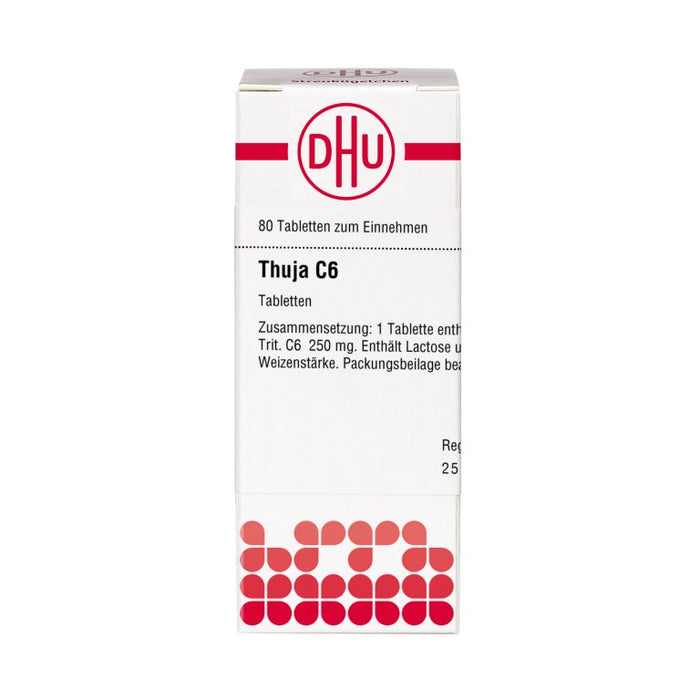 DHU Thuja C6 Tabletten, 80 pc Tablettes