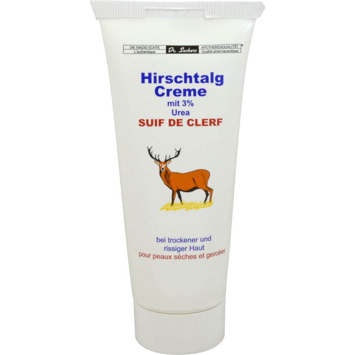 Dr. Sachers Hirschtalg Creme mit 3% Urea bei trockener und rissiger Haut, 100 ml Cream