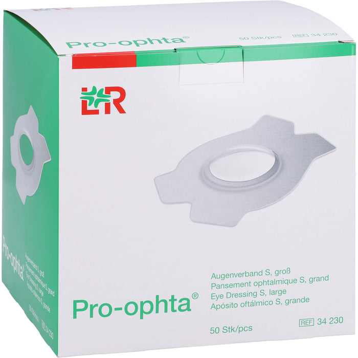 Pro Ophta Augenverband S groß, 50 St VER