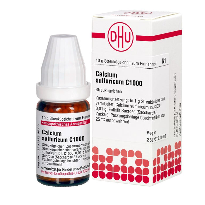 DHU Calcium sulfuricum C1000 Streukügelchen, 10 g Globuli