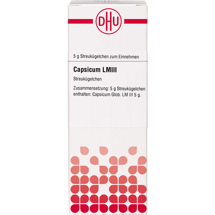 DHU Capsicum LM III Streukügelchen, 5 g Globules