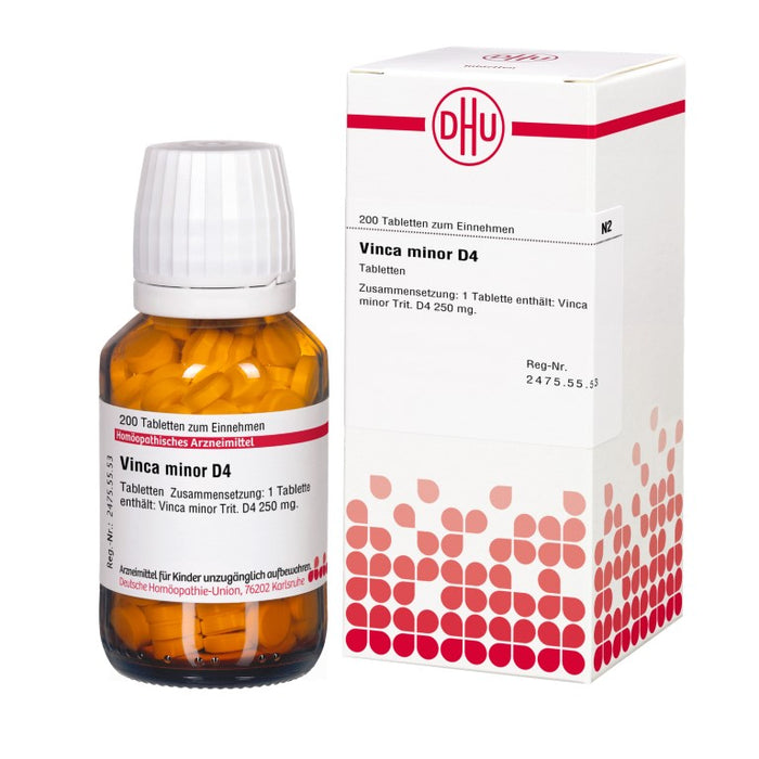 DHU Vinca minor D4 Tabletten, 200 St. Tabletten