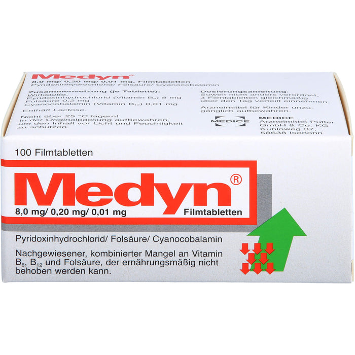 Medyn 8,0 mg/0,20 mg/0,01 mg, Filmtabletten, 100 pc Tablettes